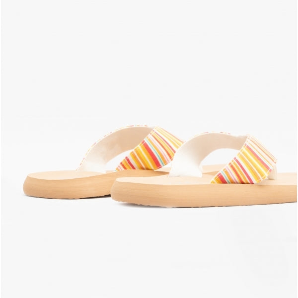 Rocket Dog ADIOS SIDELL STRIPE Womens Flip Flops Orange Multi