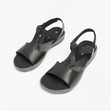 Hush Puppies SYLVIE Womens Leather Sandals Black