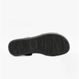 Hush Puppies SYLVIE Womens Leather Sandals Black