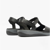 Hush Puppies SYLVIE Womens Leather Sandals Black