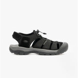 Hush Puppies PERU Mens Bungee Sandals Black