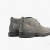 Goor CALEB Mens Nubuck Chukka Boots Grey
