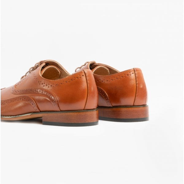 Goor TOMMY Mens Oxford Brogues Tan