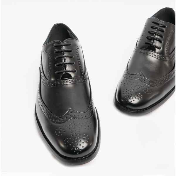 Goor GEORGE Mens Oxford Brogues Black