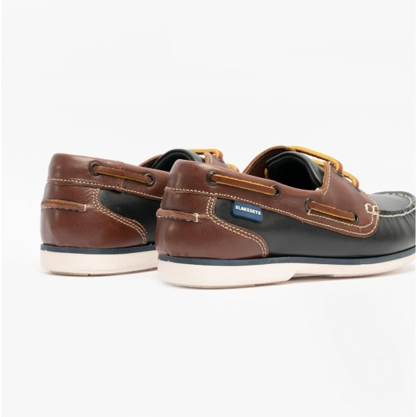 Blakeseys SOPHIE Womens Leather Deck Shoes Navy