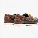 Blakeseys SOPHIE Womens Leather Deck Shoes Navy