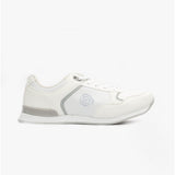 DEK KITTY Womens Lace Up Bowling Shoes/Trainers White/Grey