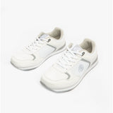 DEK KITTY Womens Lace Up Bowling Shoes/Trainers White/Grey