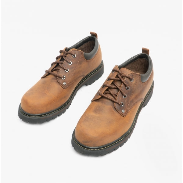 Skechers 6618CDB TOM CATS Mens Leather Derby Shoes Dark Brown