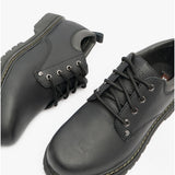 Skechers 24580-40659 TOM CATS Mens Leather Derby Shoes Black