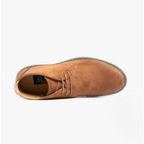 Goor CALEB Mens Nubuck Chukka Boots Tan