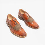 Goor DANIEL JNR Boys Lace Up Brogues Tan