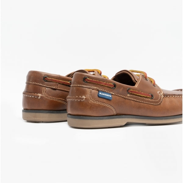 Blakeseys SOPHIE Womens Leather Deck Shoes Waxy Brown