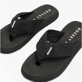 Rocket Dog SUNSET WEBBING Womens Flip Flops Black