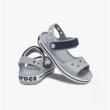 Crocs 12856-01U CROCBAND SANDAL Kids Sandals Light Grey/Navy