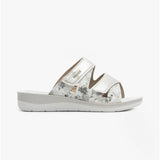 Rohde 1361 Womens Slip-On Mule Sandals White