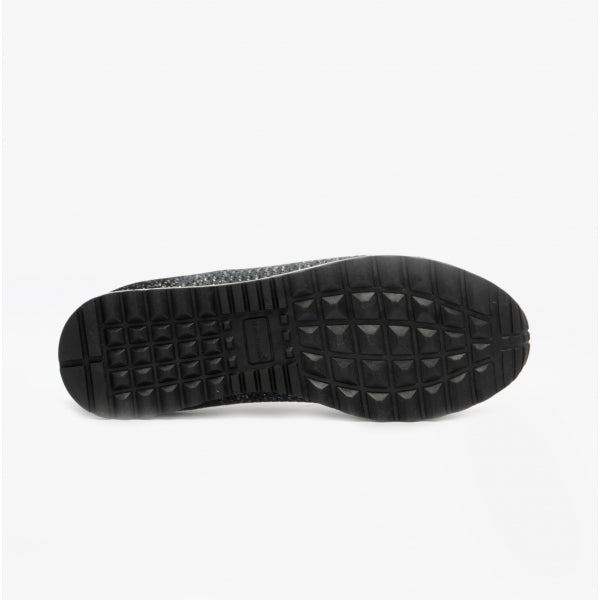 Hush Puppies ENNIS Womens Slip-On Trainers Black