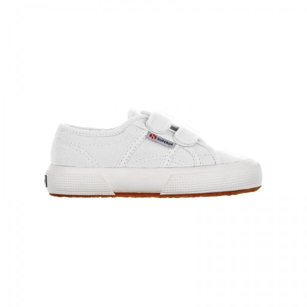 Superga 2750 JSTRAP CLASSIC Kids Canvas Trainers White