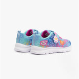 Skechers 302717N/BLMT COMFY FLEX 2.0 - DANCING DAISY Girls Trainers Blue/Multi