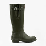 Hunter ORIGINAL SIDE ADJUSTABLE Mens Wellies Dark Olive