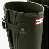 Hunter ORIGINAL SIDE ADJUSTABLE Mens Wellies Dark Olive