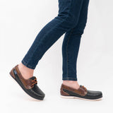 Blakeseys SOPHIE Womens Leather Deck Shoes Navy