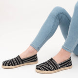 TOMS ALPARGATA ROPE Womens Cotton Espadrille Black