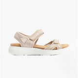 Rieker V8177-90 Womens Sandals Beige multi