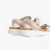 Rieker V8177-90 Womens Sandals Beige multi