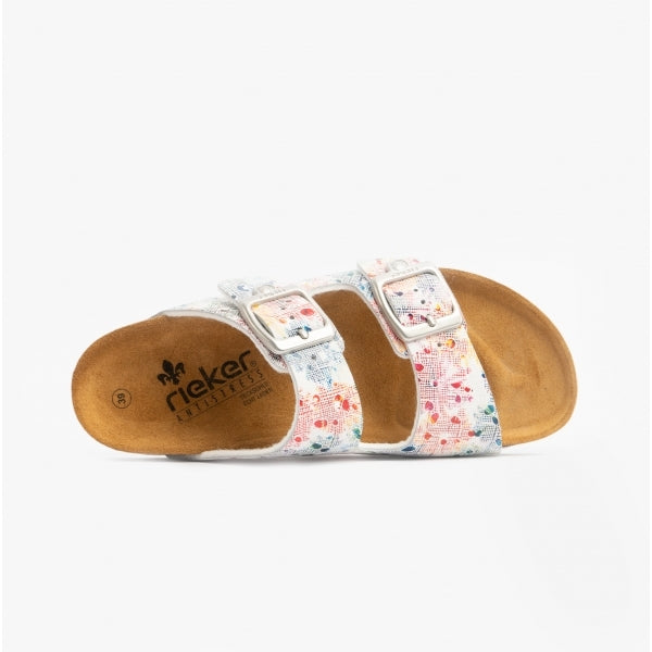 Rieker V8083-90 Womens Sandals Floral/Multi