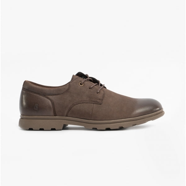 Hush Puppies TREVOR Mens Nubuck Shoes Brown