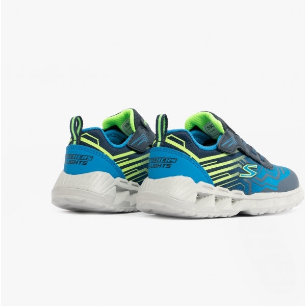 Skechers 401503N/NVBL MAGNA-LIGHTS Boys Trainers Navy