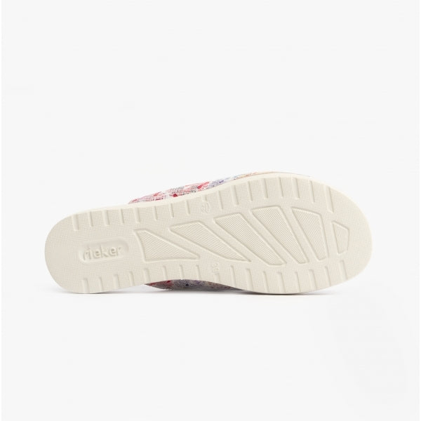 Rieker V5054-90 Womens Sliders Floral/Multi