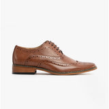 Goor MASON JNR Boys Wingtip Brogues Brown