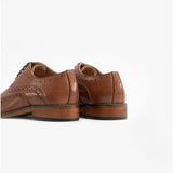 Goor MASON JNR Boys Wingtip Brogues Brown