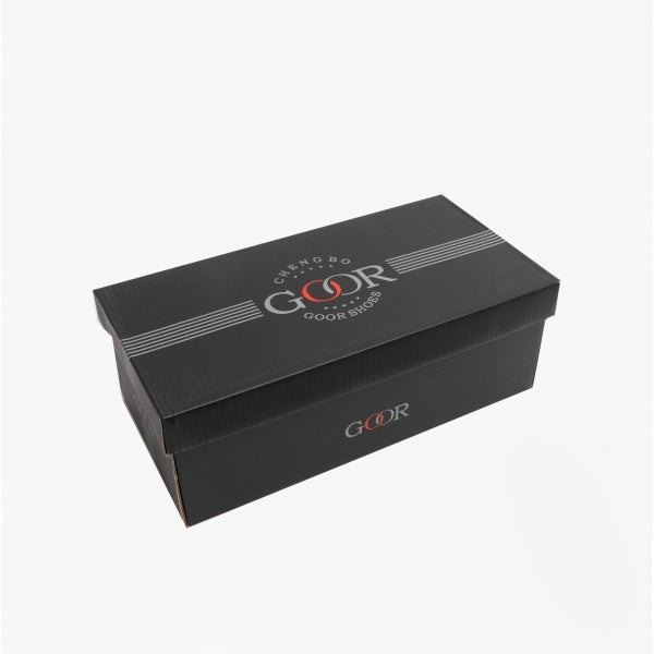 Goor GABRIEL Mens Oxford Dress Shoes Black Patent