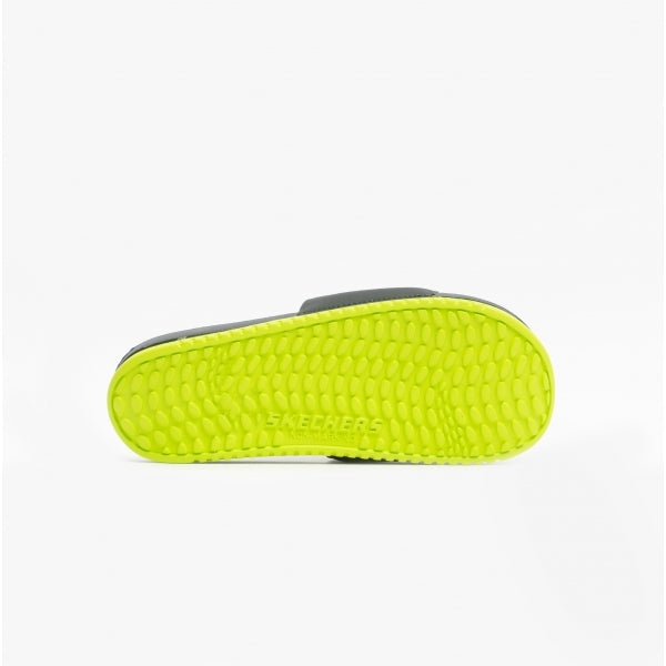 Skechers 406550L/CCLM GAMBIX III-GRAYLER Boys Sandals Charcoal/Lime