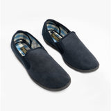 Sleepers HARRY Mens Wide Fit Slippers Navy