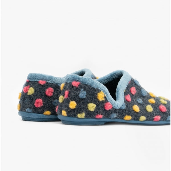 Sleepers JADE Womens Full Slippers Blue