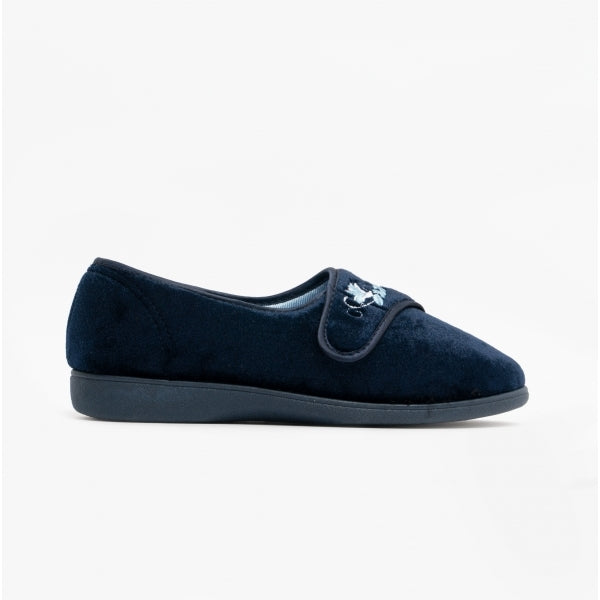 Sleepers JOLENE Womens Full Slippers Navy