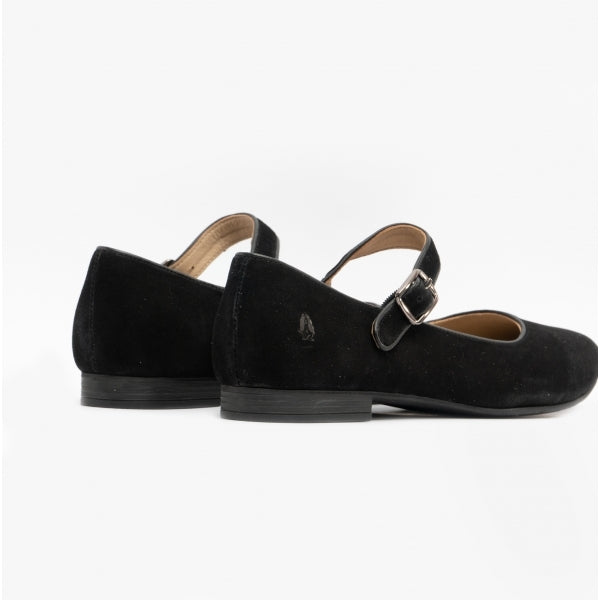 Hush Puppies MELISSA STRAP Womens Leather Mary Jane Shoes Black