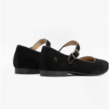 Hush Puppies MELISSA STRAP Womens Leather Mary Jane Shoes Black