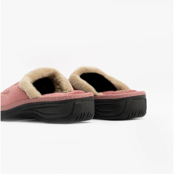 Sleepers LORNA Womens Mule Slippers Heather Pink
