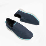 Hush Puppies GOOD Mens Recycled Slip-On Trainers Blue