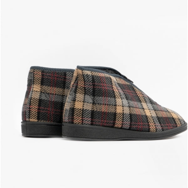 Sleepers JED II Mens Boot Slippers Grey