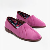 Sleepers AUDREY III Womens Wide Fit Full Slippers Plum
