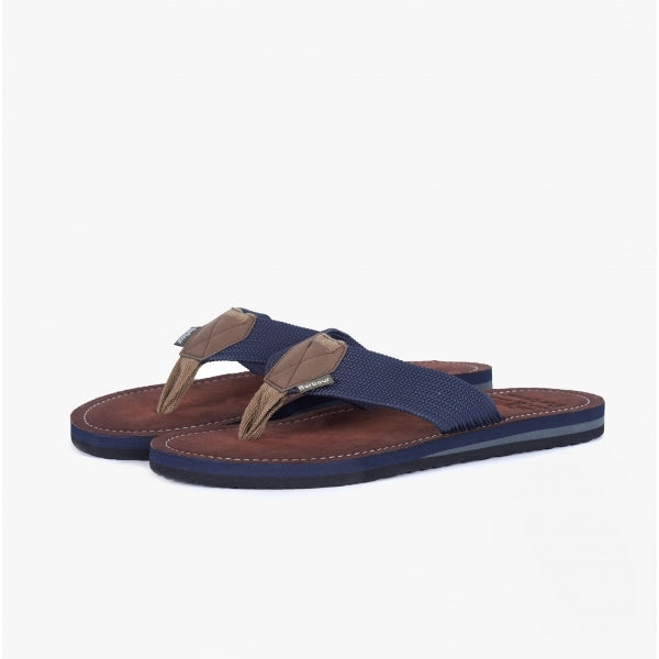 Barbour TOEMAN Mens Flip Flops Navy
