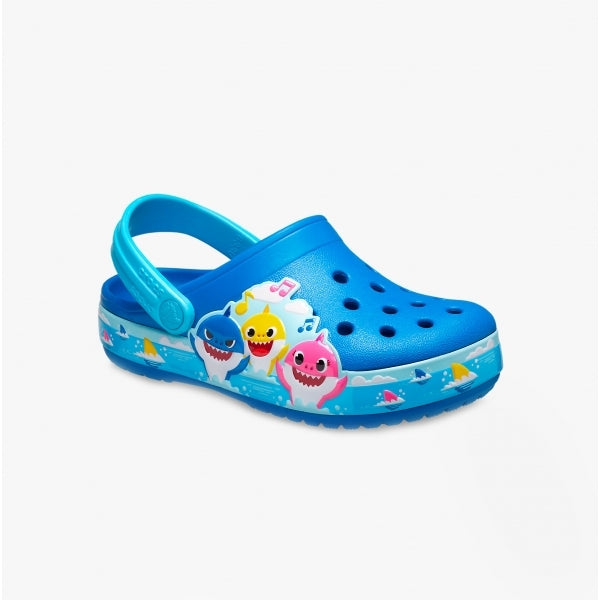 Crocs 207066-4JL BABY SHARK BAND Kids Clogs Bright Cobalt