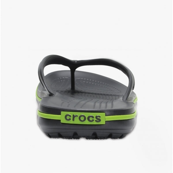 Crocs 11033-0A1 CROCBAND FLIP Unisex Flip-Flops Graphite/Volt Green