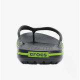 Crocs 11033-0A1 CROCBAND FLIP Unisex Flip-Flops Graphite/Volt Green